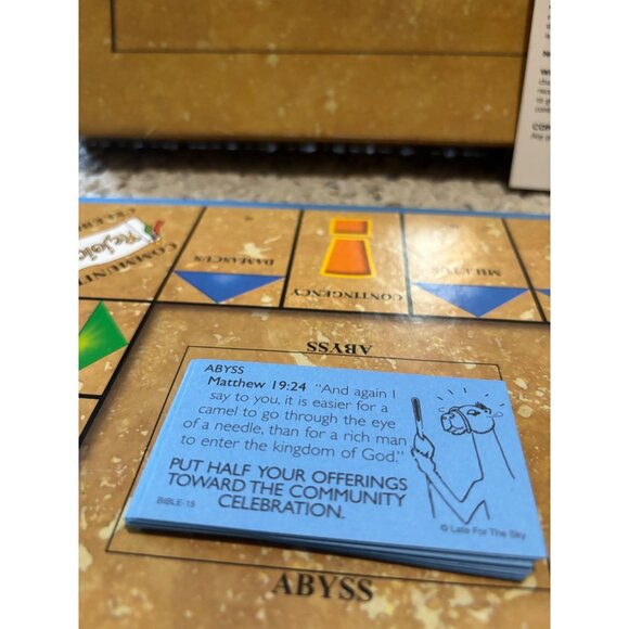 Bibleopoly Board Game Complete Lat For The Sky A Biblical Game of Fun and Faith - Picture 10 of 12